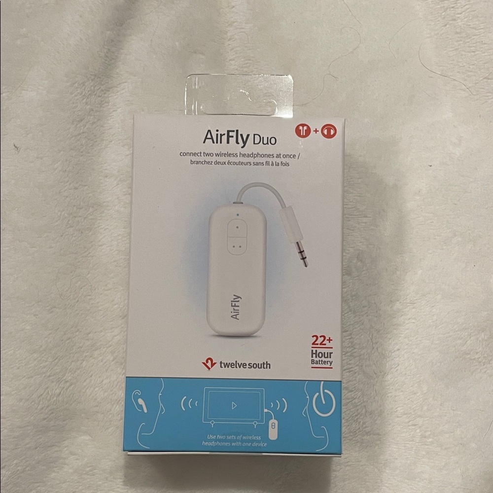 Twelve South AirFly Duo Wireless Headphone Adapter - White